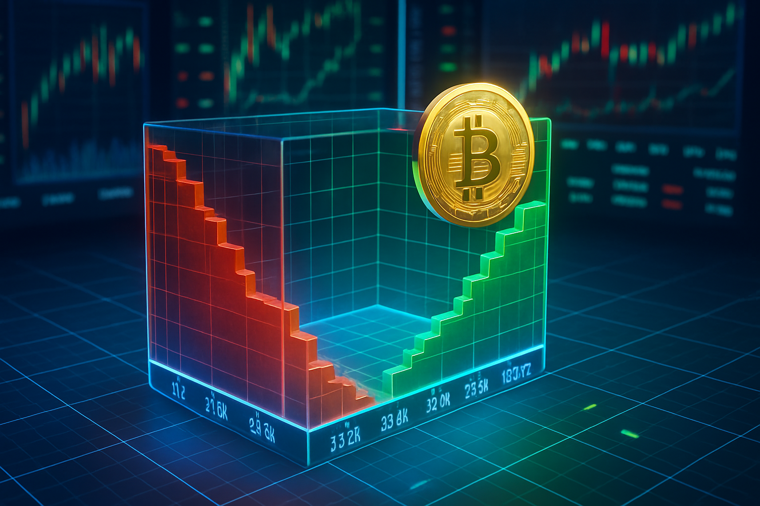Apa Itu Grafik Kedalaman Pasar Kripto (Market Depth Chart)?