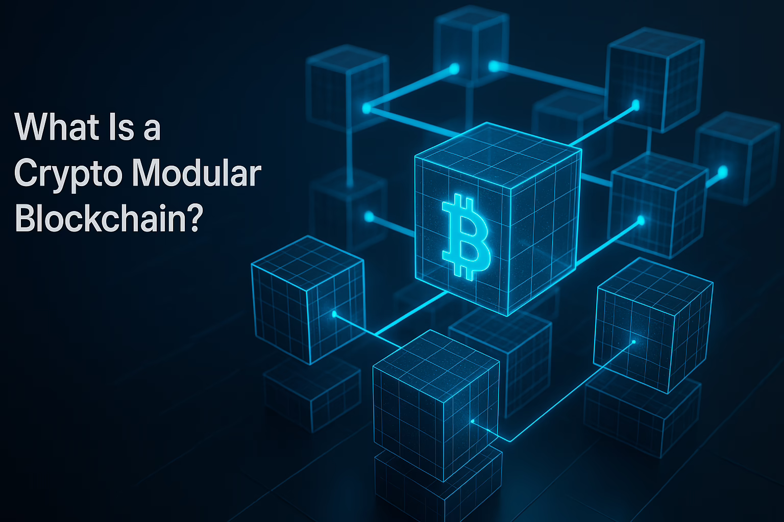 What is a crypto modular blockchain
